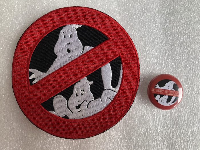 Cleanin Up The Town Remembering Ghostbusters - Patch and Button