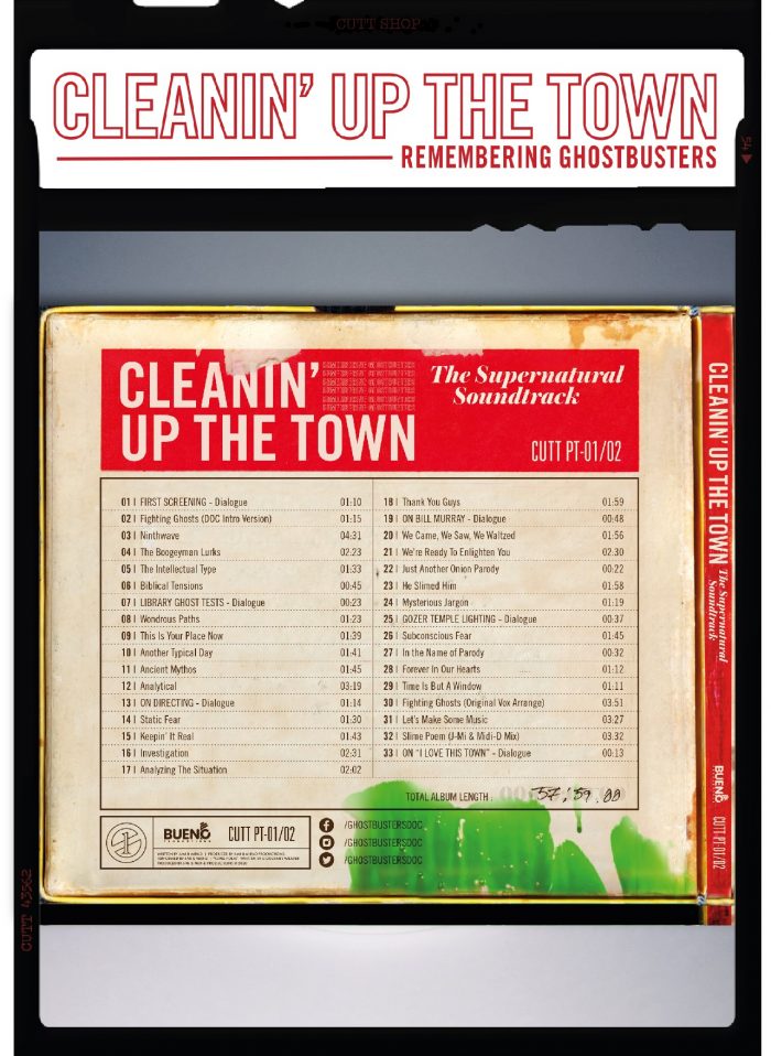 Cleanin Up The Town Remembering Ghostbusters Soundtrack - Back Cover