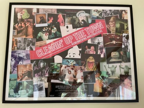 CLEANIN’ UP THE TOWN: Remembering Ghostbuster quad cinema poster framed