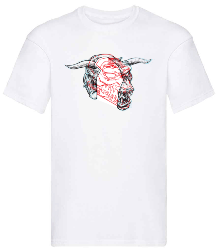 Adult White T-shirt-Terror Dog