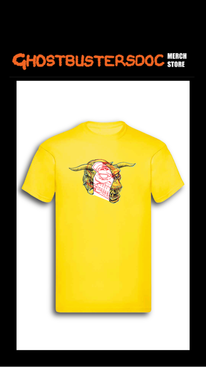 Ghostbustersdoc-Adult Yellow T-shirt Terror Dog