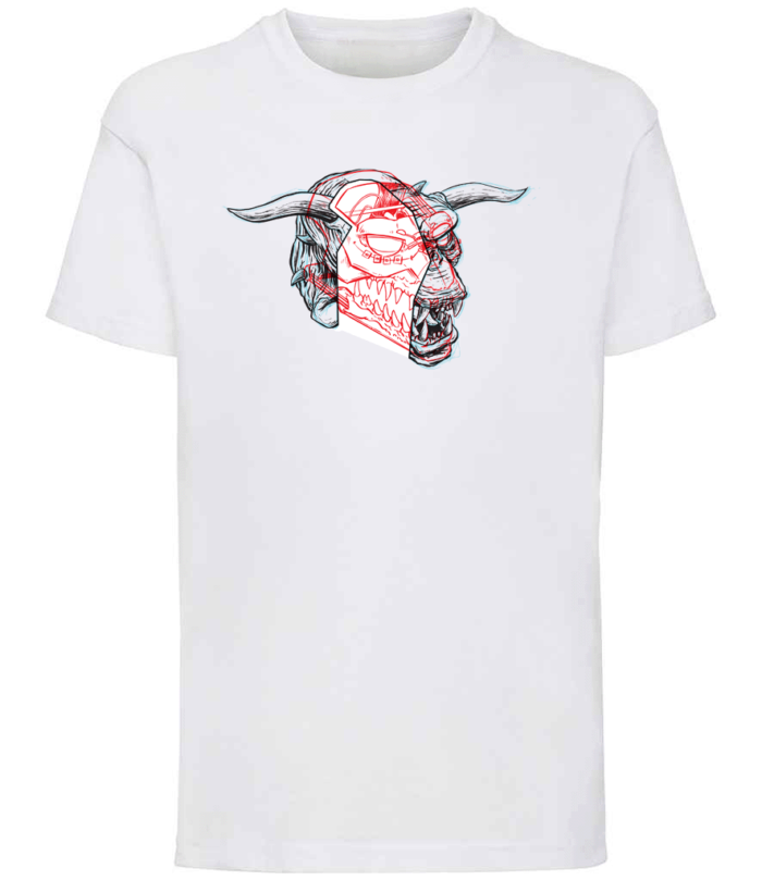 Kids White T-shirt-Terror Dog