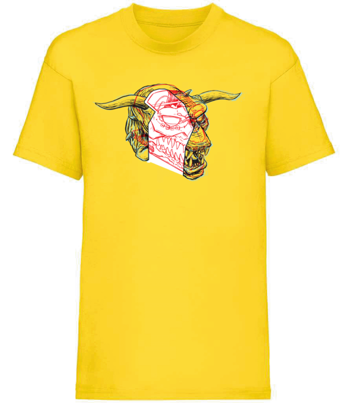 Kids Yellow T-shirt-Terror Dog
