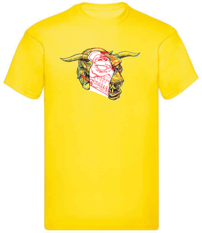 Adult Yellow T-shirt-Terror Dog