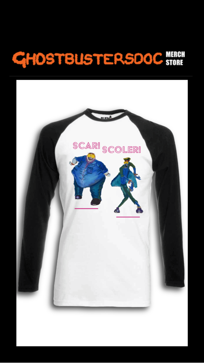 GhostbustersDoc Scari Scolari-1-White & Black Baseball