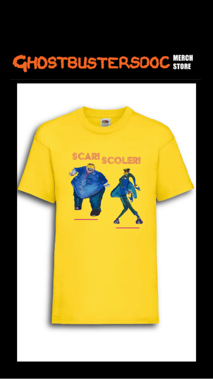 GhostbustersDoc Scari Scolari-14-Kids Yellow T-shirt