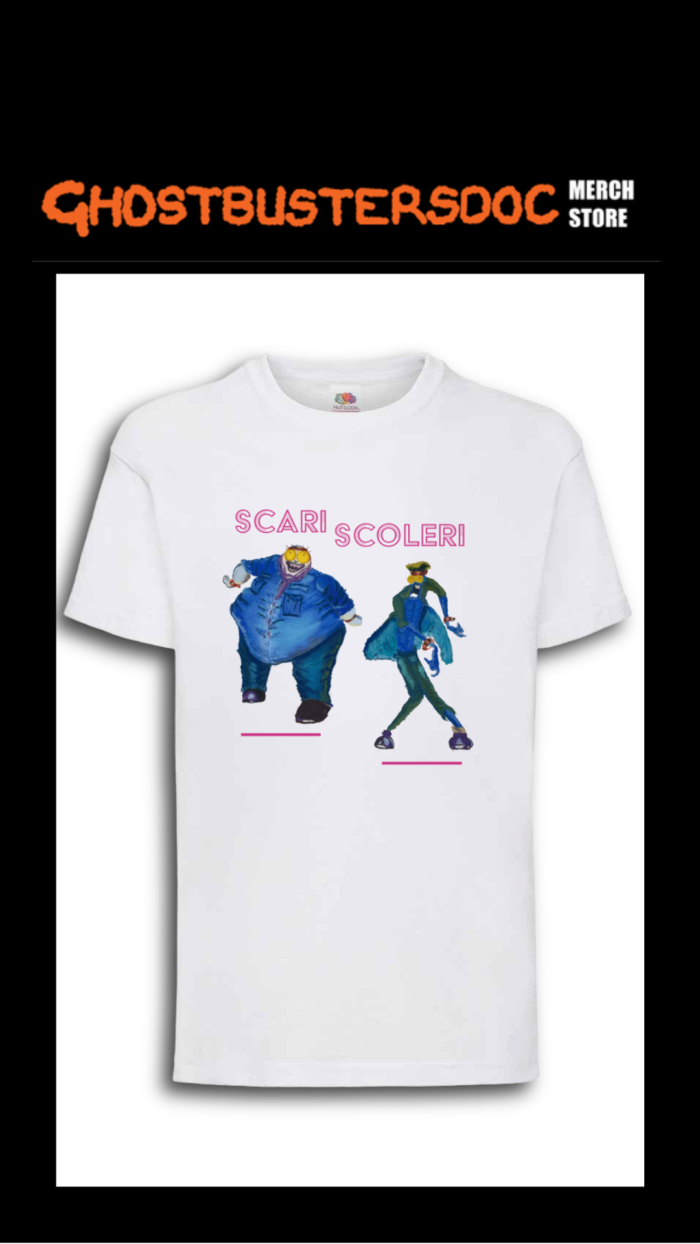 GhostbustersDoc Scari Scolari-15-Kids White T-shirt
