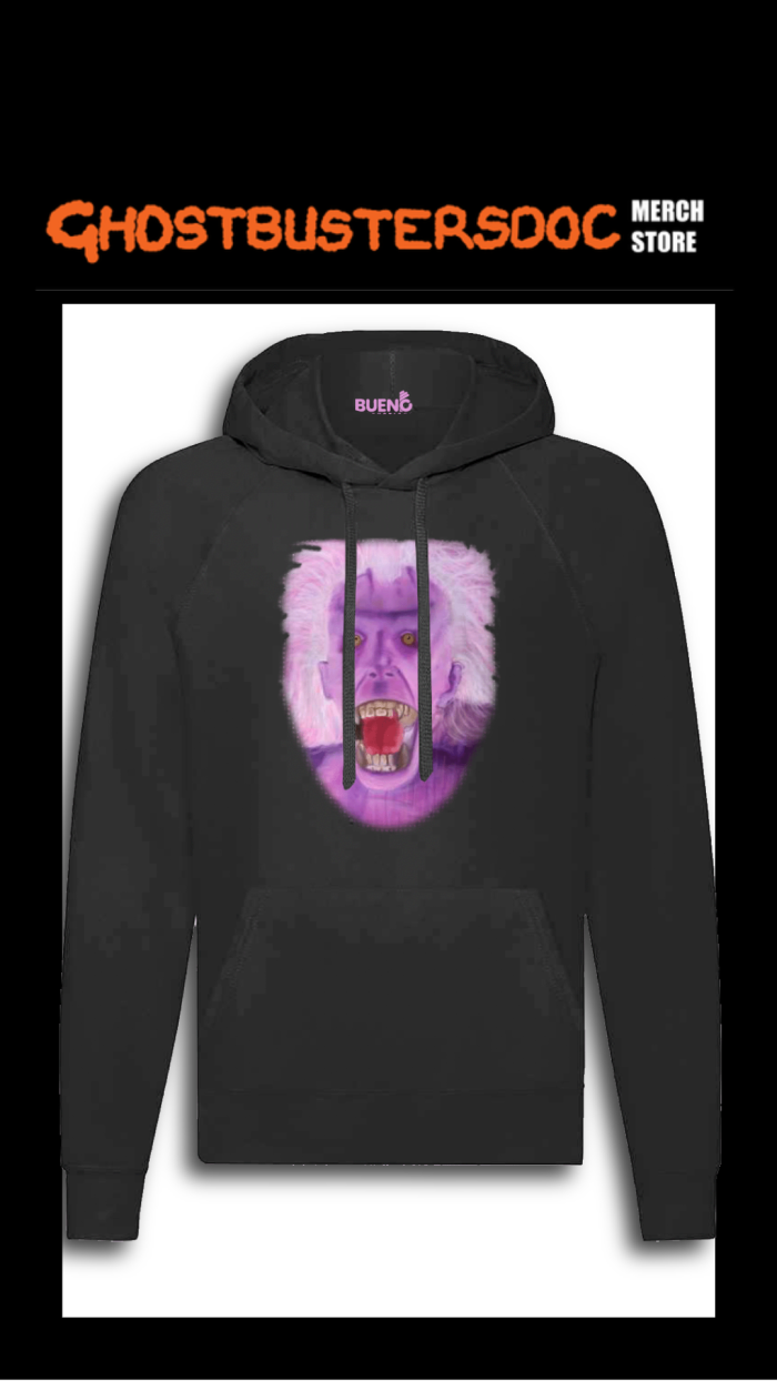 Library Ghost Black Lightweight Hooded Sweatshirt