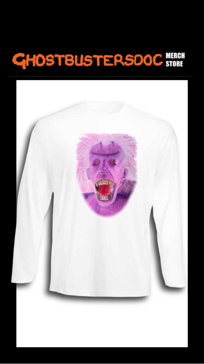 GhostbustersDoc Library Ghost-8-White Long Sleeve Tee