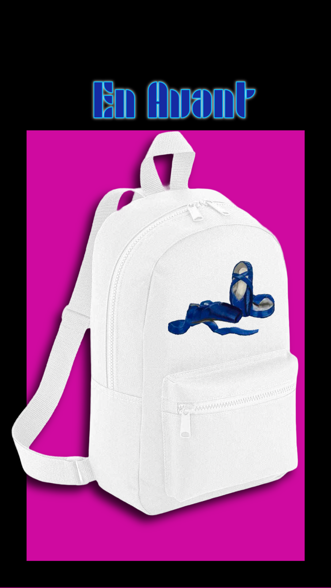 En Avant - Blue Ballet Slippers-8-Bag