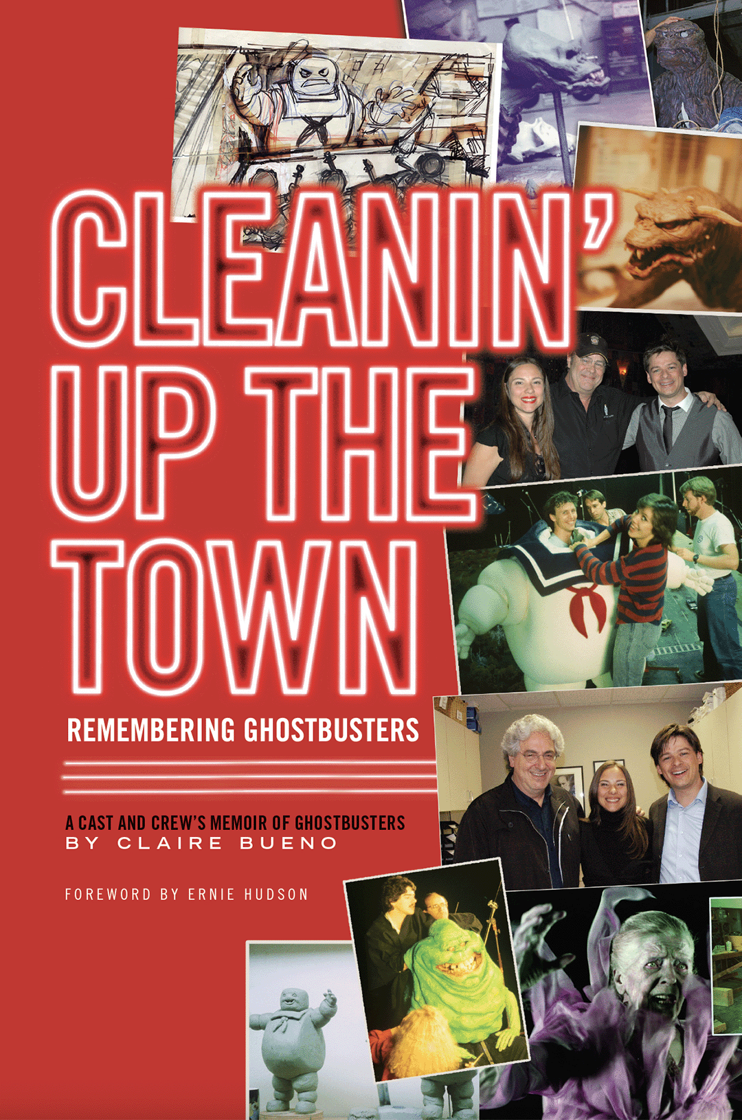 CLEANIN' UP THE TOWN: Remembering Ghostbusters paperback book front cover