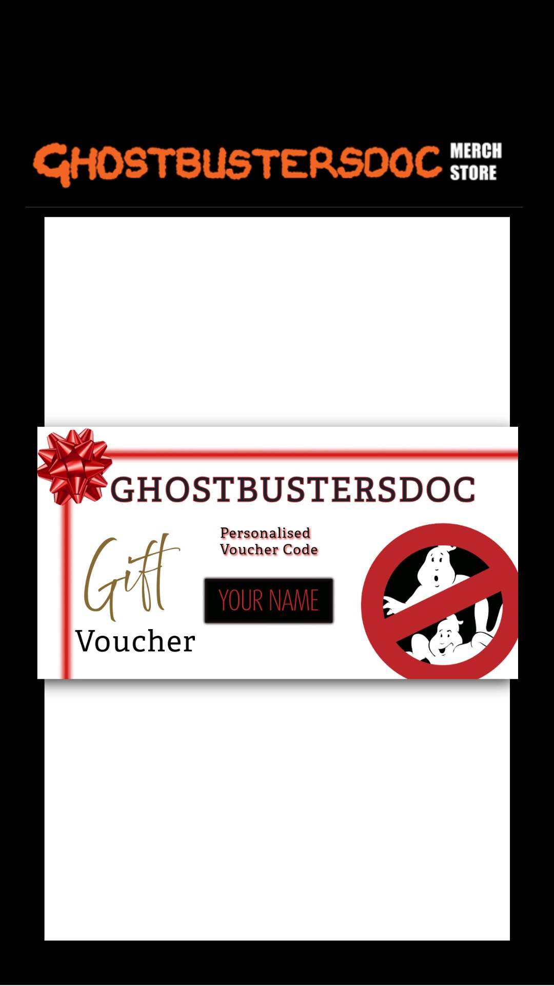 GhostbustersDoc Gift Voucher