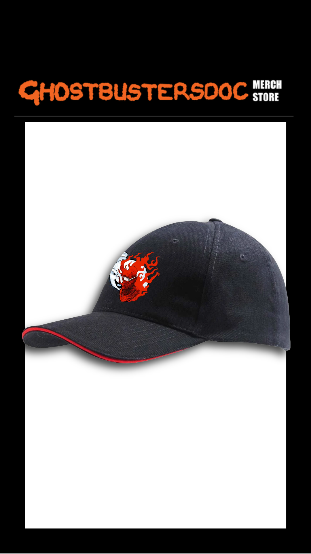 Stay Puft on Fire Cap