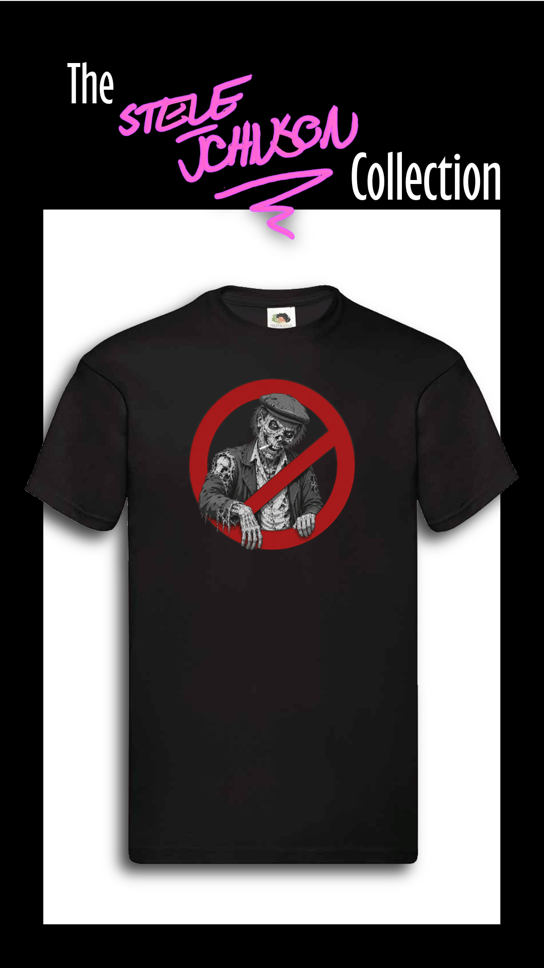 Steve Johnson Tees-9-Ghostbusters-Zombie Cab Driver-Black
